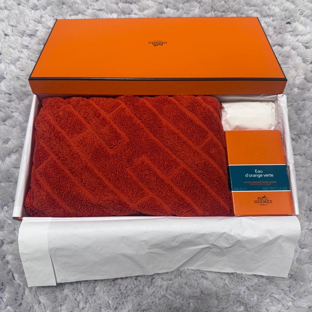 エルメス カレ タオル バスソープHERMES