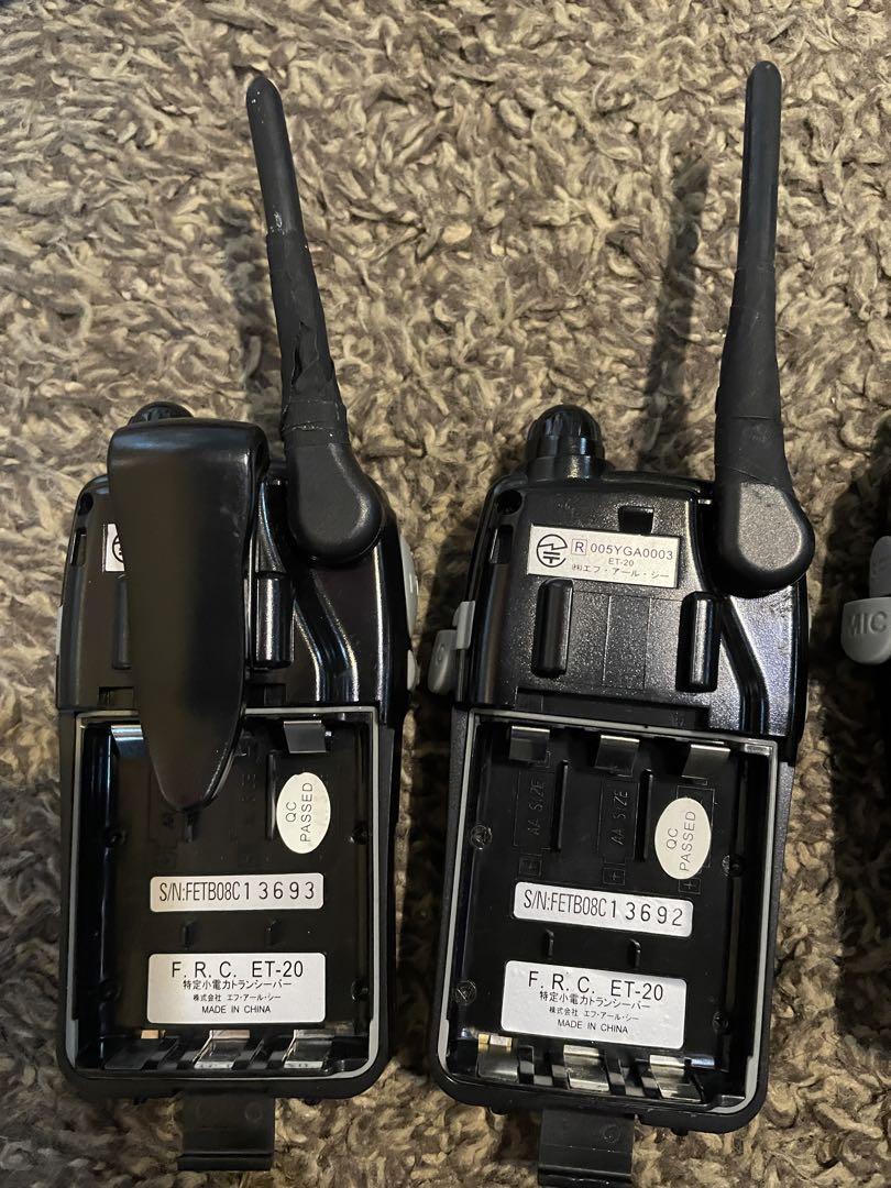 【4台まとめ売り】EXPLORER エクスプローラ特定小電力トランシーバー