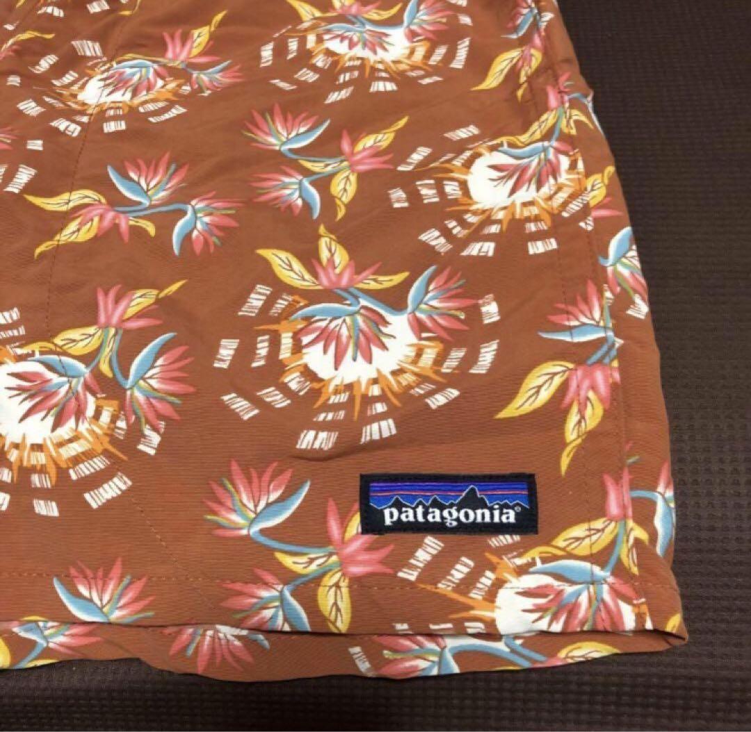 極楽鳥花モデル【patagonia(パタゴニア)】バギーズ5インチ　XS