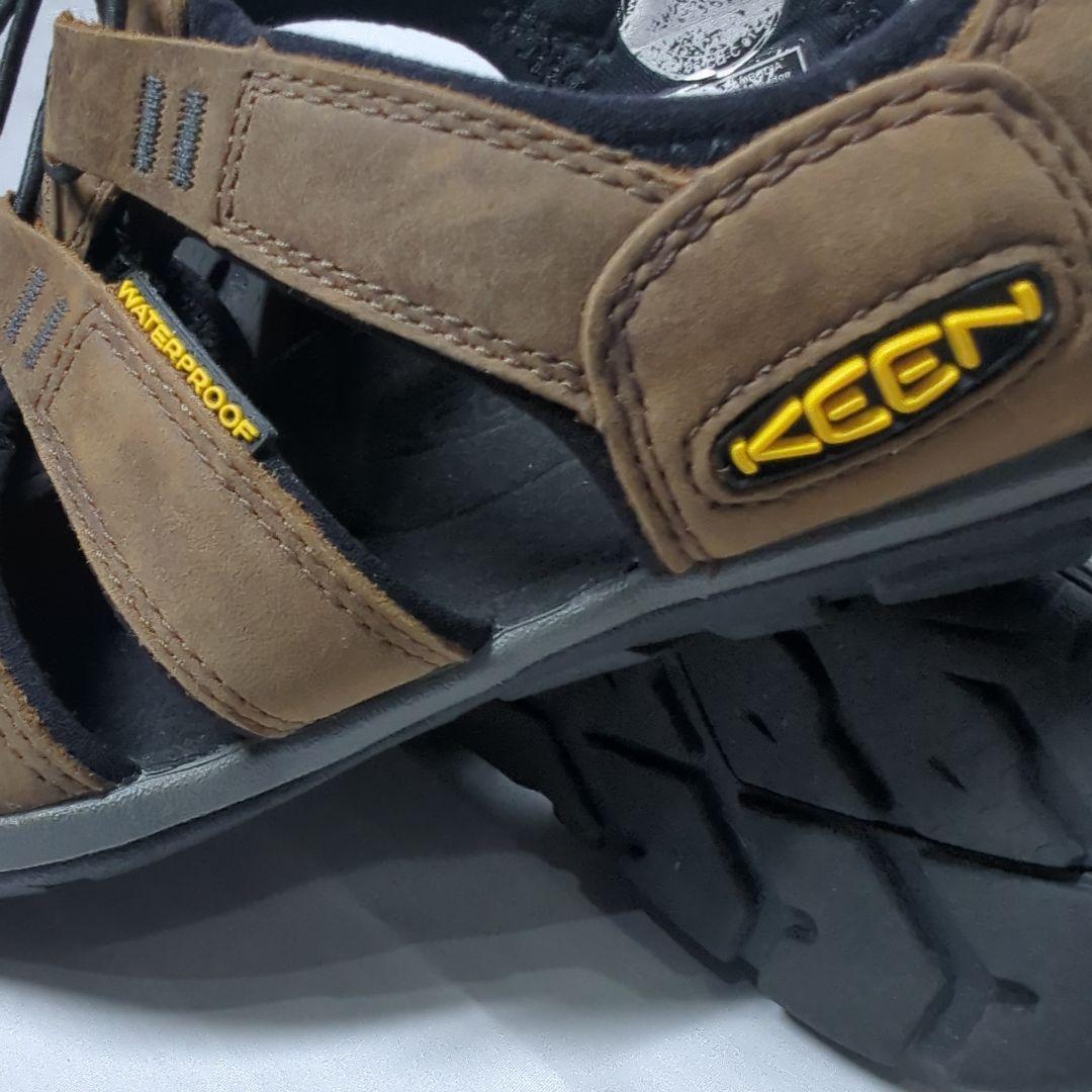 モ*5様 【KEEN キーン　27.5cm 水に強いブラウンサンダル】