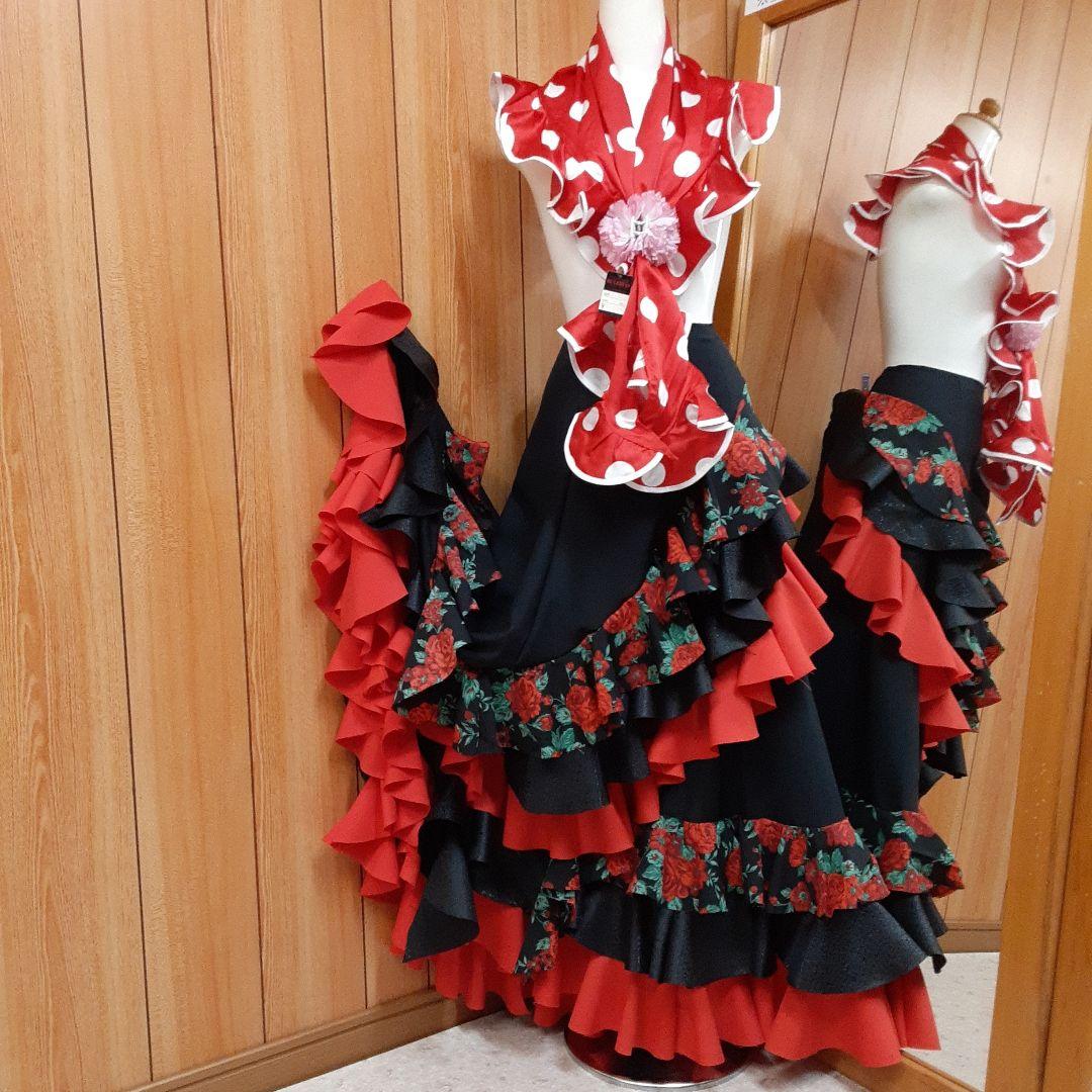 フラメンコ衣装ファルダとピキージョ 016番 017番 専用出品