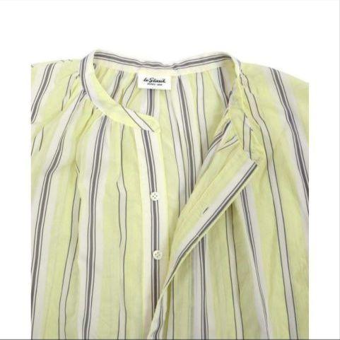 Le glazik ル グラジックギャザーネックシャツ