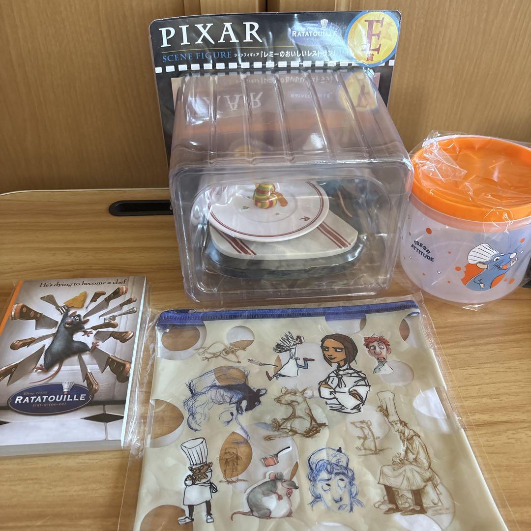 Happyくじ ピクサー レミーのおいしいレストラン　2点　セット ピクサー ハッピーくじ レミーのおいしいレストラン2点セット