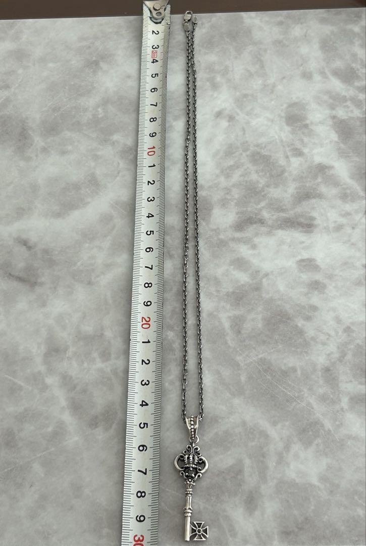 鍵キー ペンダントトップ ネックレス チェーン セット925