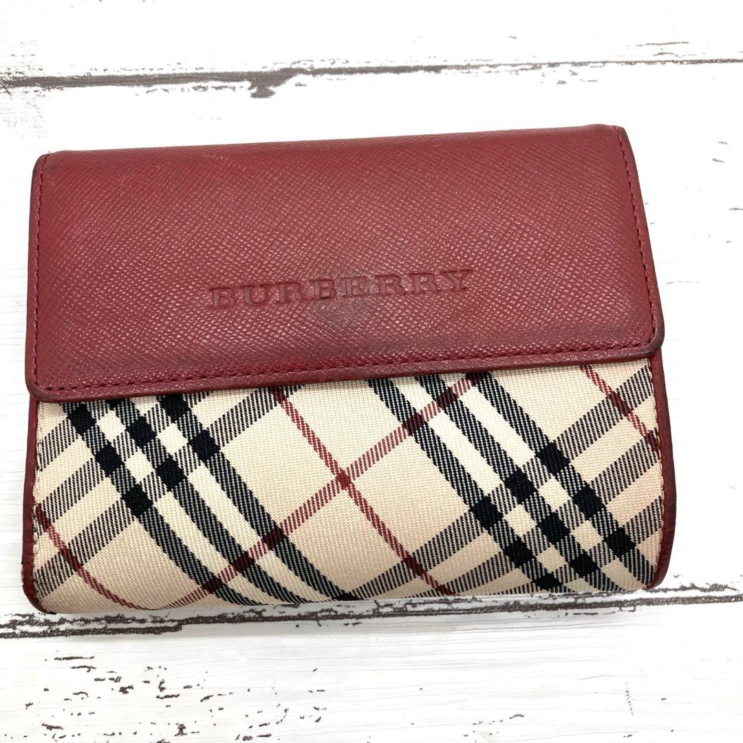 極上美品！BURBERRY バーバリー 長財布 がま口 ノバチェック