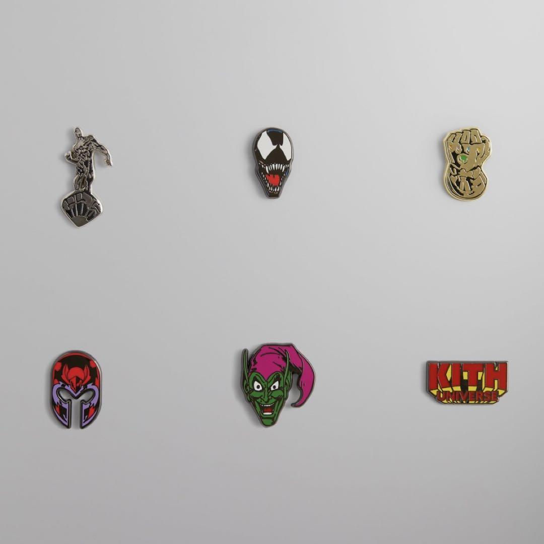 Marvel | Kith Super Villain Pin Set  新品