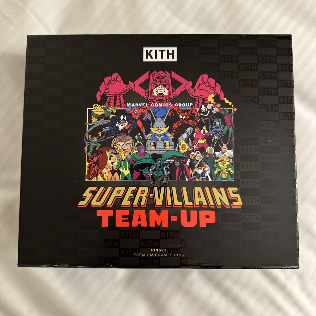 Marvel | Kith Super Villain Pin Set  新品