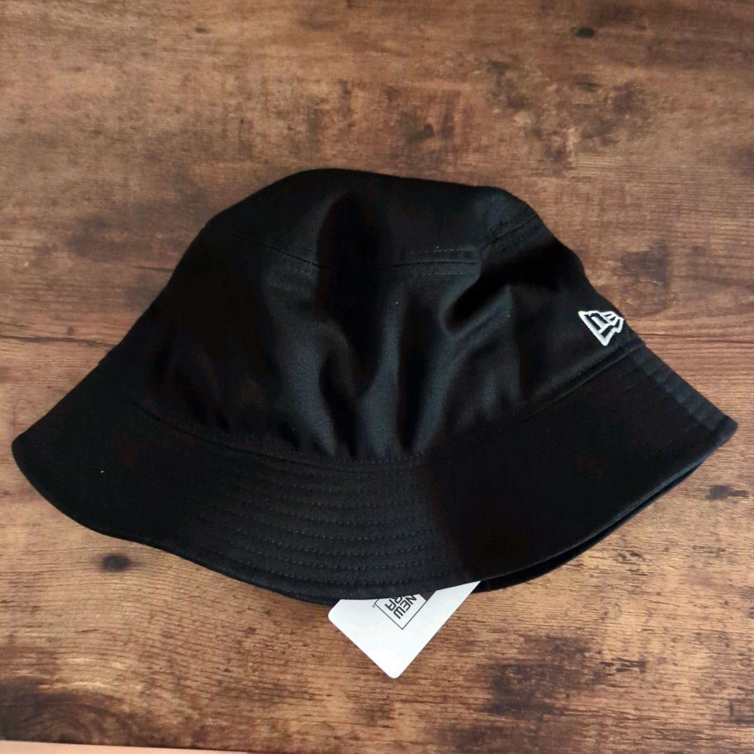 新品未使用 ニューエラ バケットハット 黒 M/L 約59cm 無地
