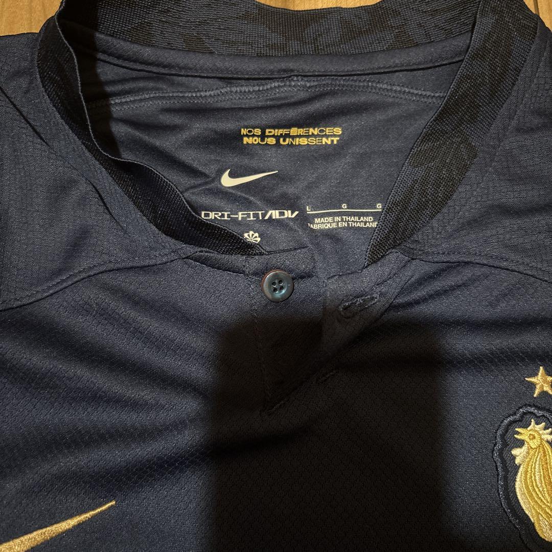 フランス代表 2022年ホームレプリカユニフォーム Lサイズ
