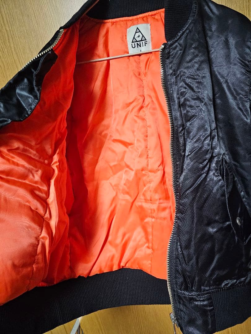 UNIF MA-1ブラックジャケット UNIF MA-1ブラックジャケット