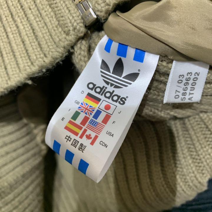 お買い得安い㈡ 希少 adidas orijinals ラムレザートラックジャケット NpoTV-m16334020673 90’s 大人気SALE