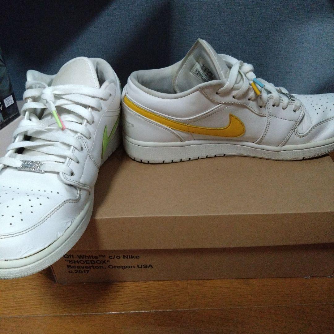 メルカリで一足のみ！ AIR JORDAN 1 LOW マルチカラー