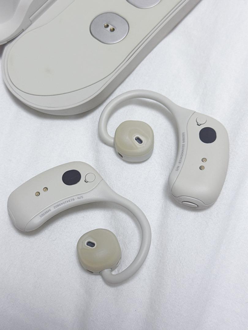未開封 nwm ヌーム MBE001 CA ホワイトベージュ色 Amazon.co.jp: nwm (ヌーム) オープンイヤー ワイヤレス