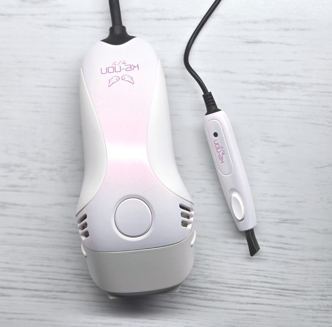 極美品】ケノン Ke-non Ver7.1 眉毛脱毛器付 パールホワイト