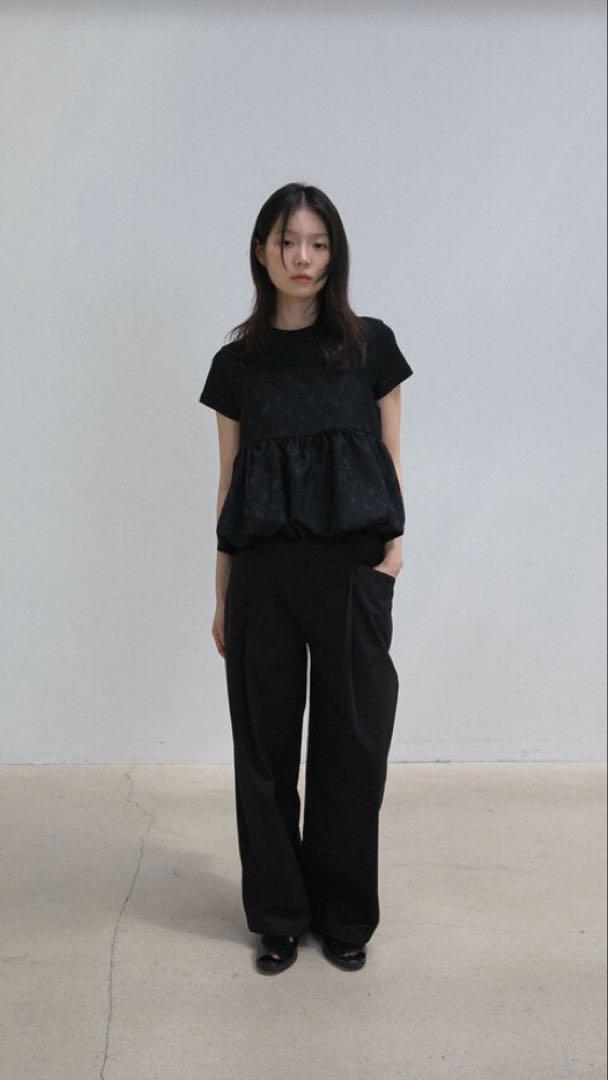 トップス OHOTORO Pattern Balloon Bustier black OHOTORO Pattern Balloon Bustier Black - メルカリ