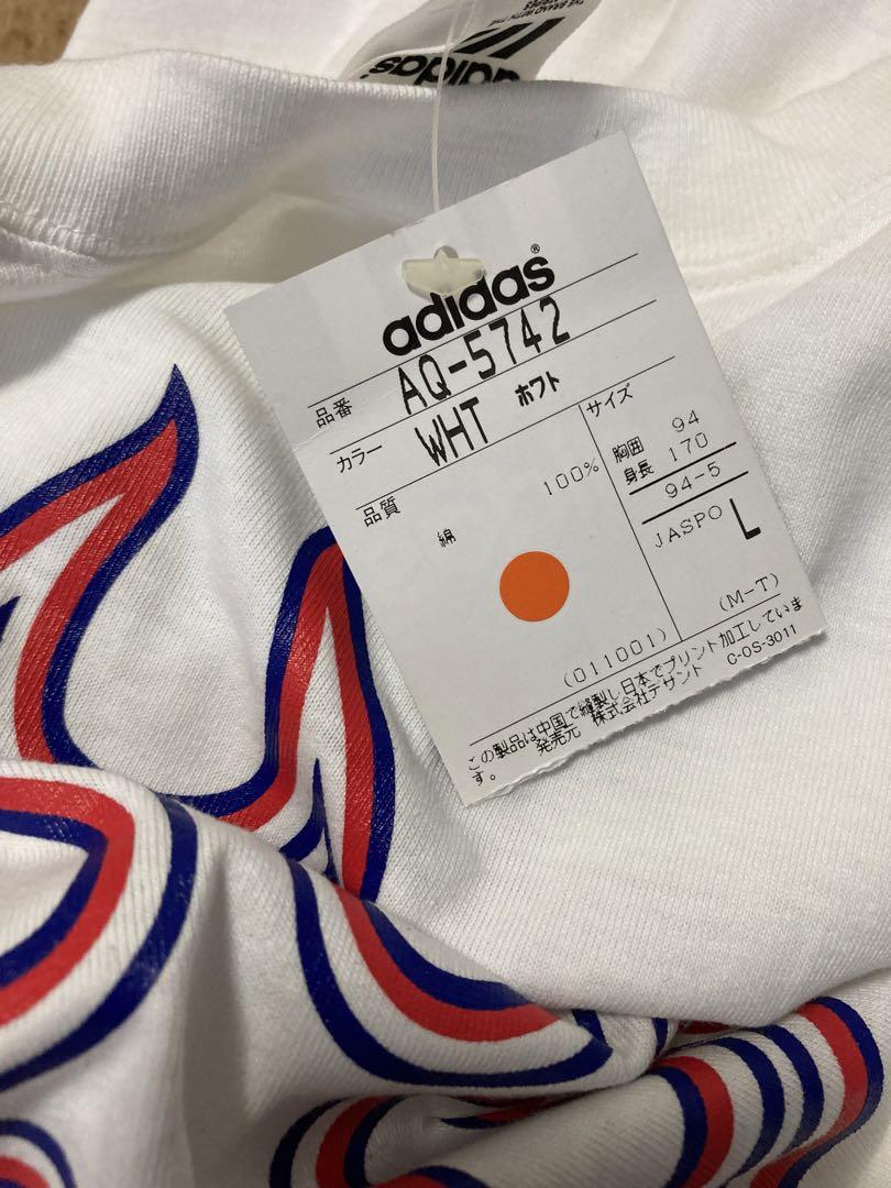 デッドストックadidasアディダスvintageティーシャツ90sヴィンテージ