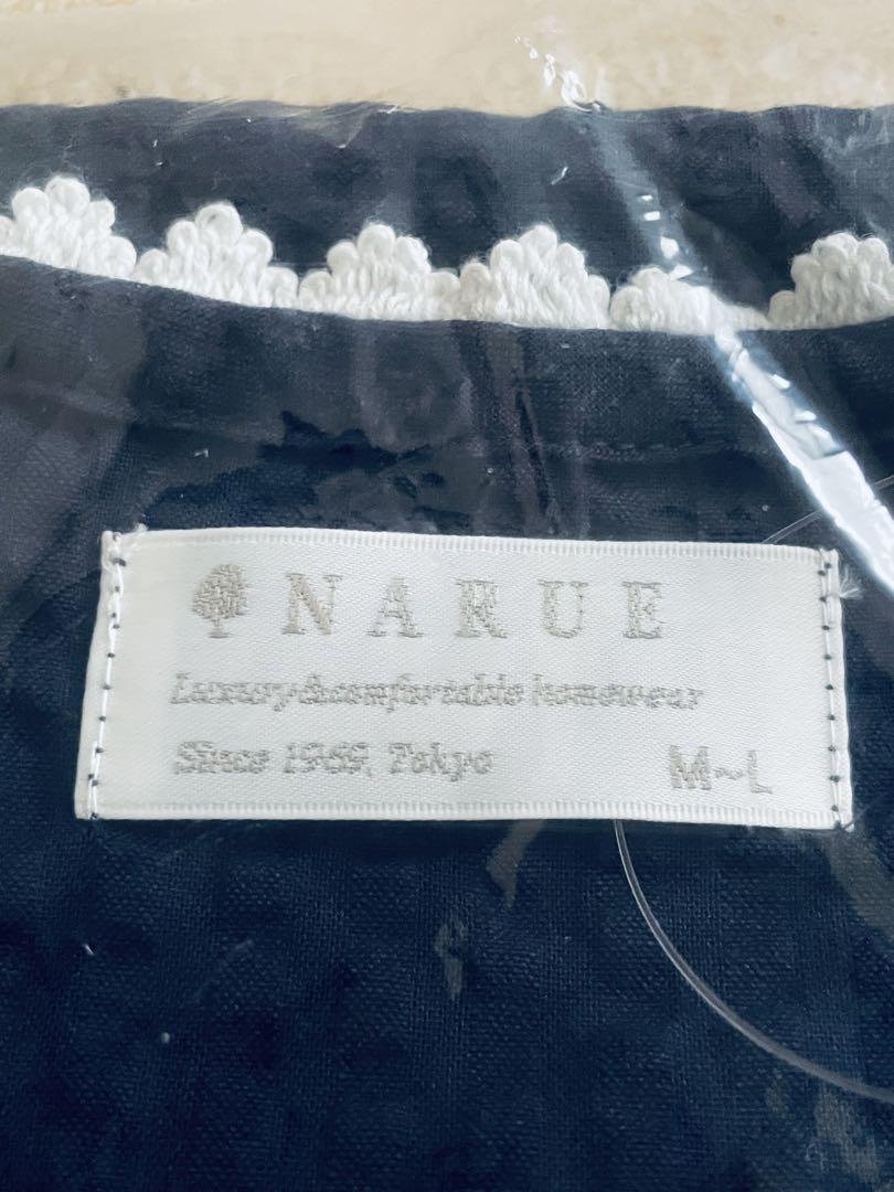 NARUE 綿100% サッカー刺繍アクセントパジャマ ネイビー M-L