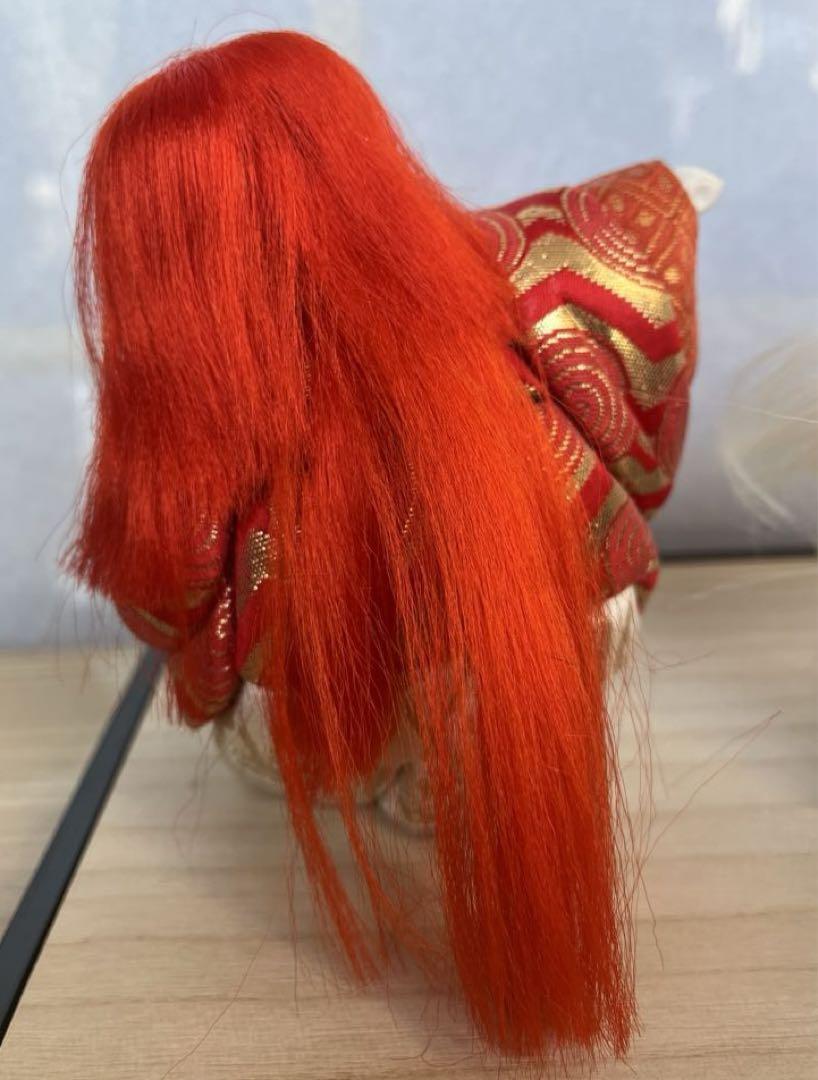 連獅子　ハンドメイド　木目込み人形