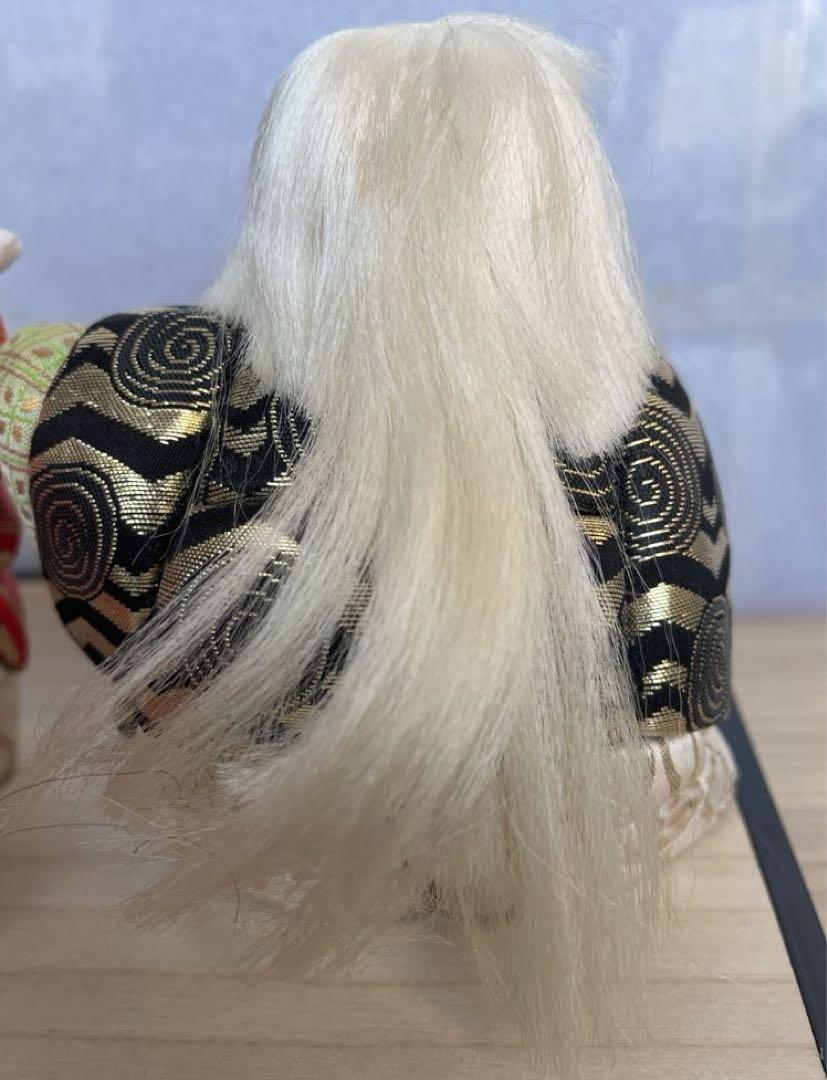 連獅子　ハンドメイド　木目込み人形