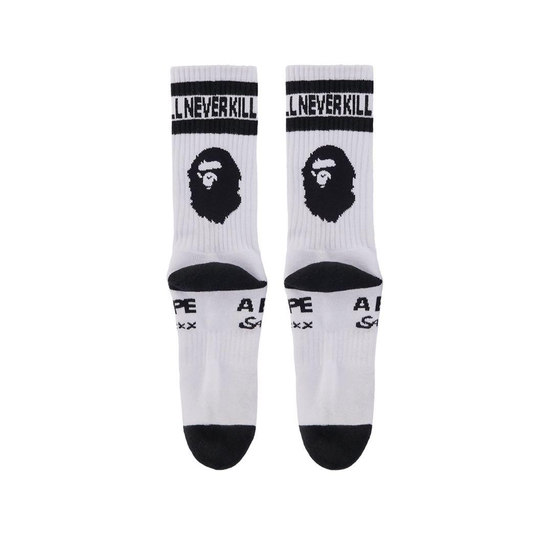 限定！新品未使用SAINT Mxxxxxx X BAPE ® コラボ ソックス
