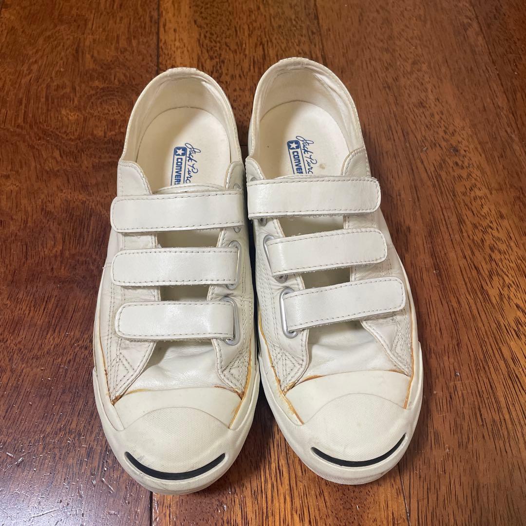 コンバース ジャックパーセル ホワイト ベルクロ