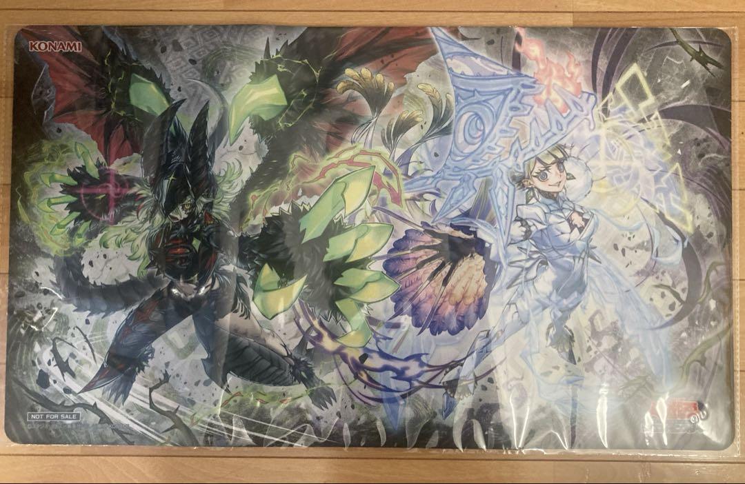 遊戯王 断罪ディアベルスター&白魔女ディアベルゼ プレイマット