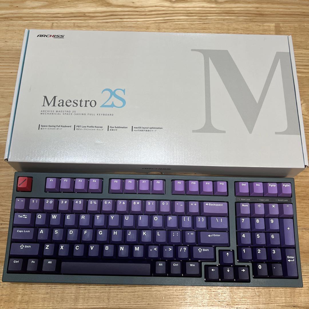 ARCHISS Maestro 2S 静音赤軸 英語配列