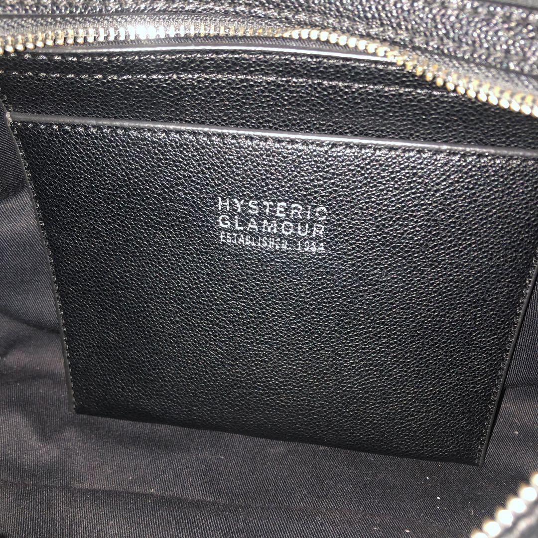 HYSTERIC GLAMOUR ミニボストンバッグ ブラック