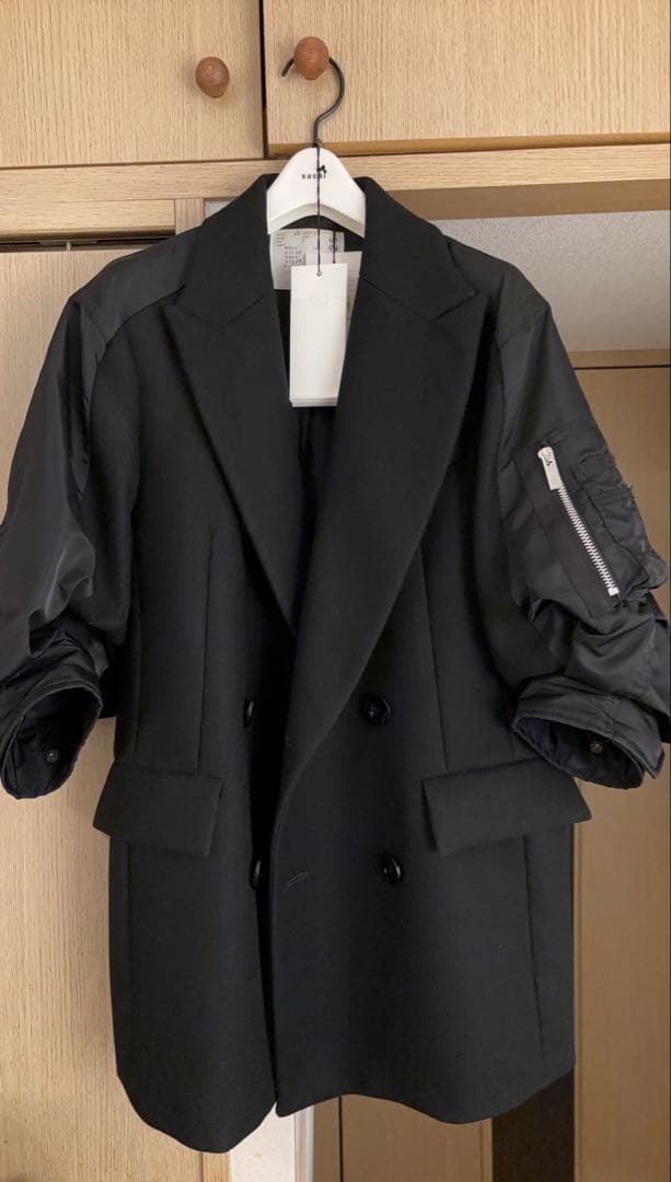 【レア】sacai アウター レディース ジャケット 黒