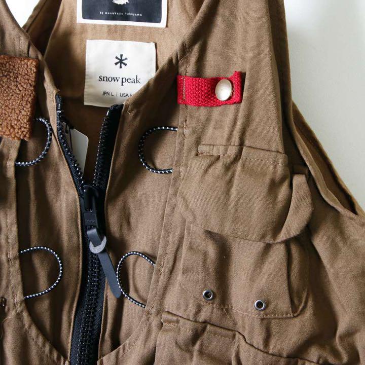 新品未使用 snowpeak Field Fishing Vest 4gOBu-m16348855393 希少 大人気