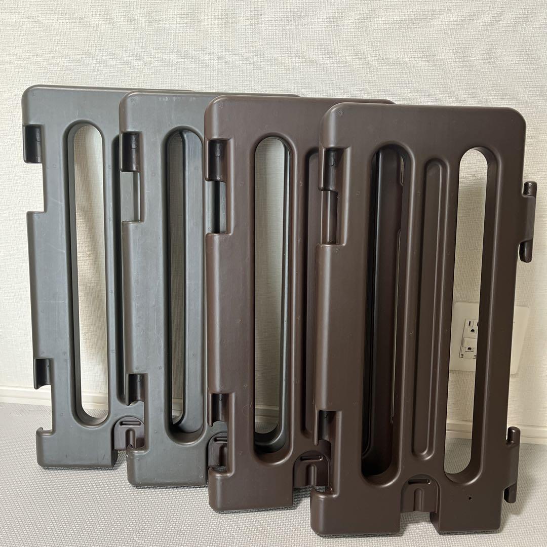 【未使用あり】日本育児 キッズパーテーション キッズランド2wayショコラ