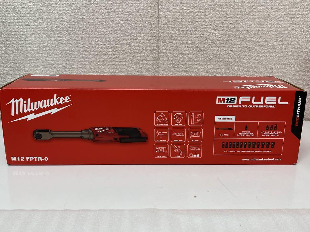 3-2235 ミルウォーキーM12 FUEL INSIDERパススルーラチェット