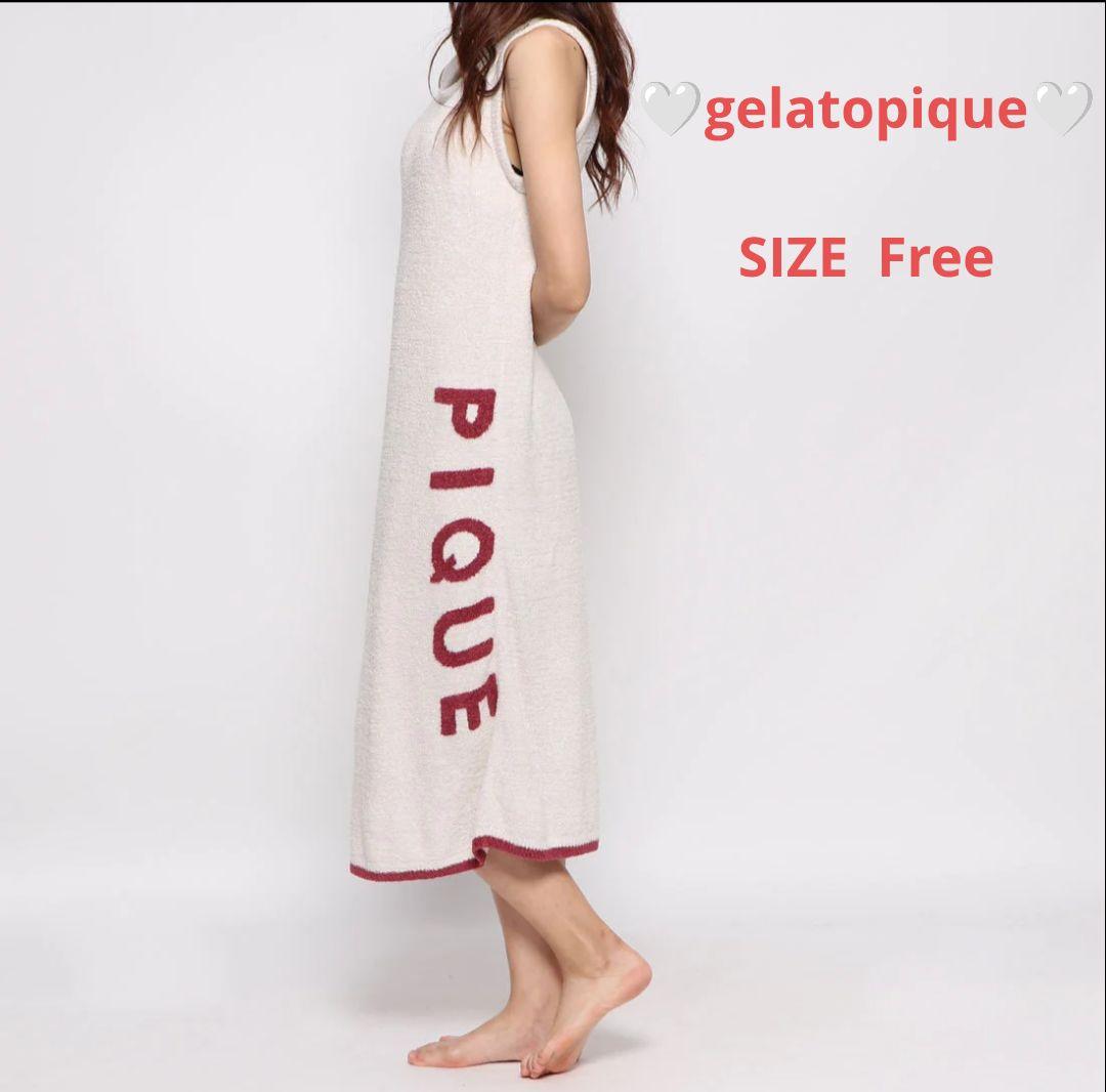 新品未使用】gelato pique スムーズィーロゴジャガードドレス