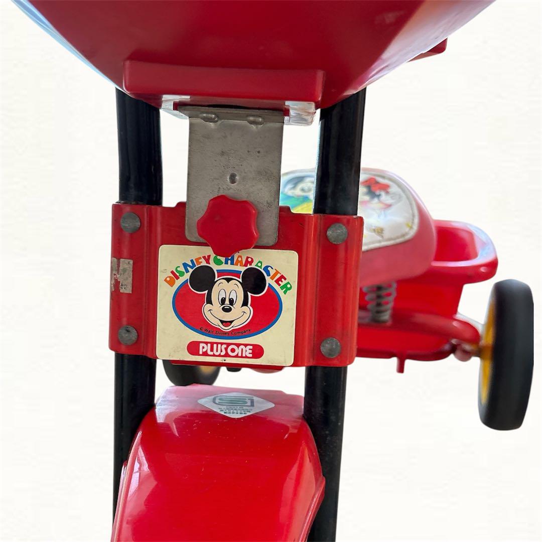 【７月に処分予定】Disney ディズニー　昭和平成レトロ音楽が鳴る子供用三輪車
