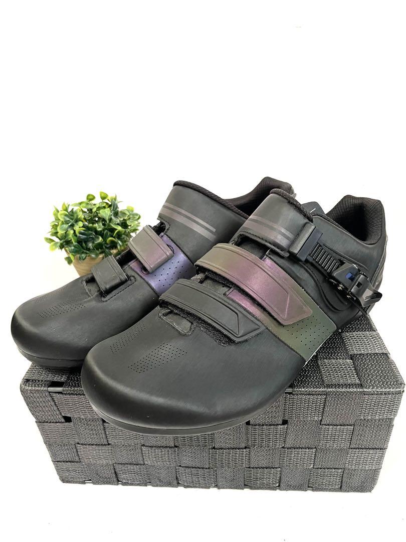 極美品✨santic◾️ビンディング◾️サイクリングシューズ◾️BLACK◾️25.5