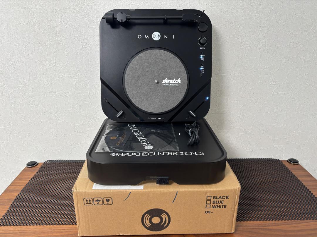 HEADACHE SOUND OMNI MATTE BLACK ターンテーブル OMNI Package — HeadacheSound