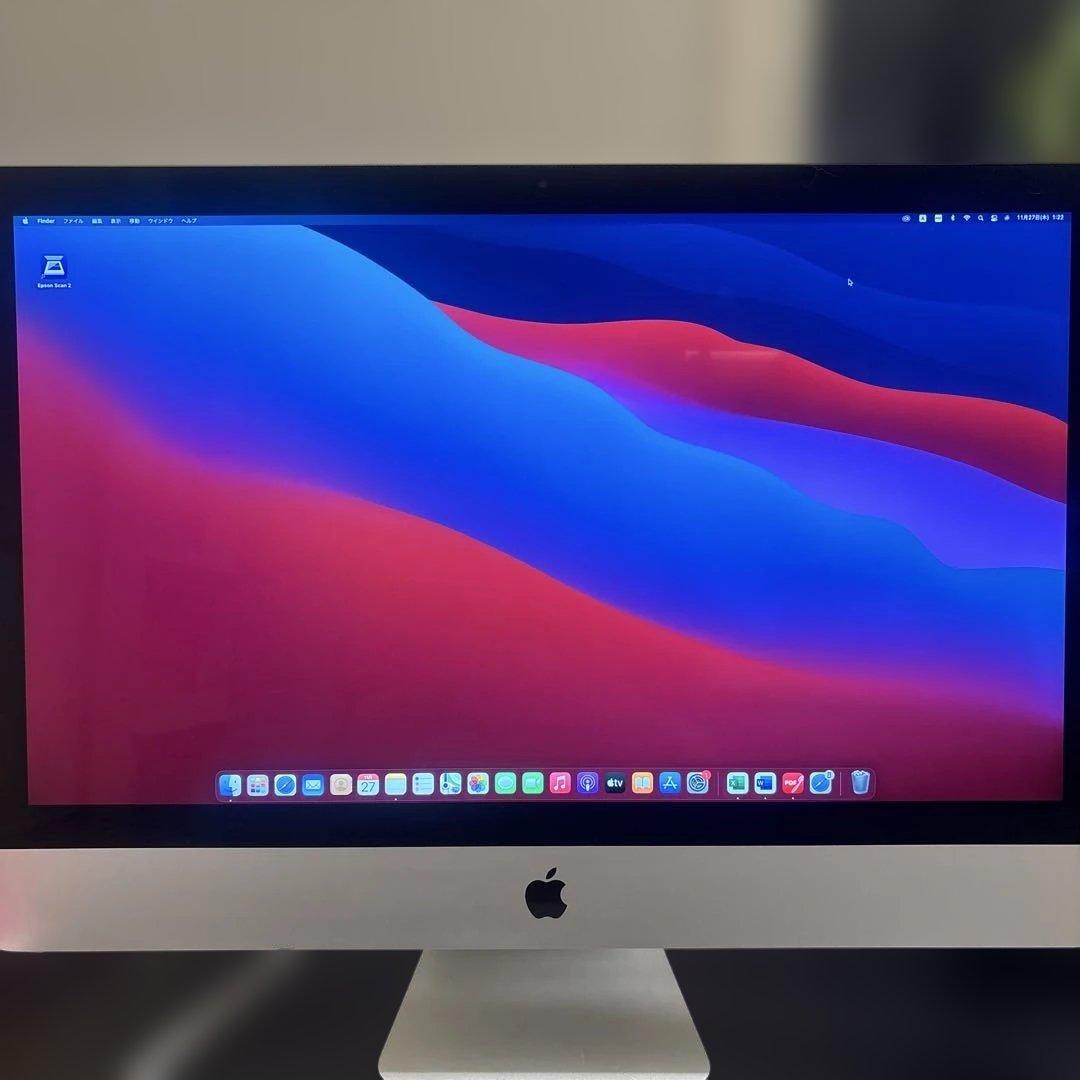 Apple iMac Retina 5K, 27インチ1TB、メモリ24GB Apple iMac Retina 5K, 27インチ1TB、メモリ24GB