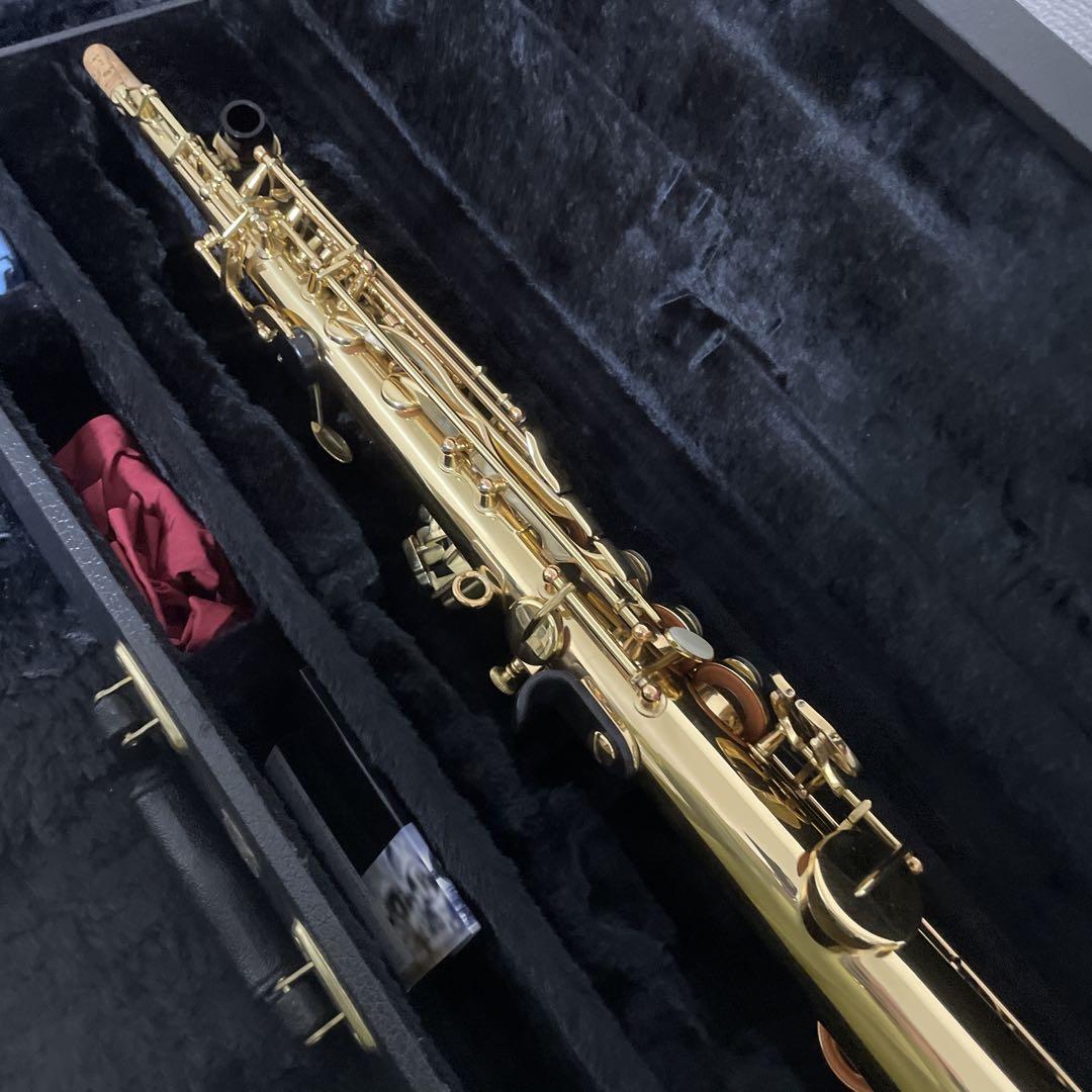 美品 The Marcato ソプラノサックス 管楽器 ハードケース付属