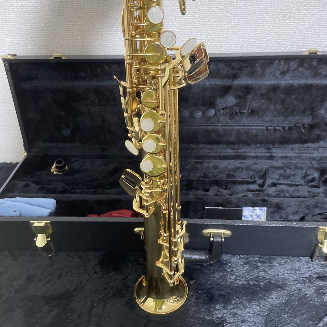 美品 The Marcato ソプラノサックス 管楽器 ハードケース付属