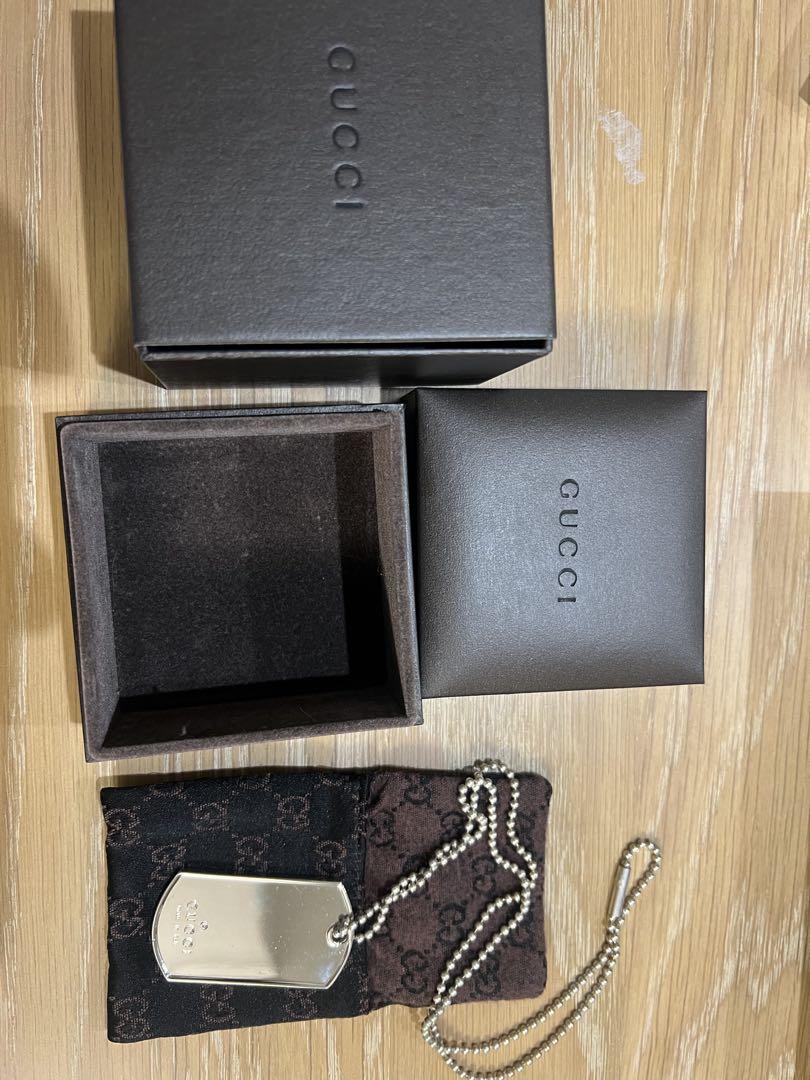 グッチ　GUCCI ネックレス　ドッグタグ