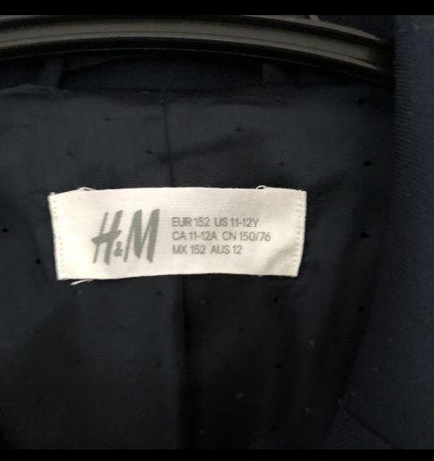 H&M ボウタイ ネイビー 紺 150cm iwvFh-m16359998745 フォーマルスーツ 5点セット ベスト 新作在庫
