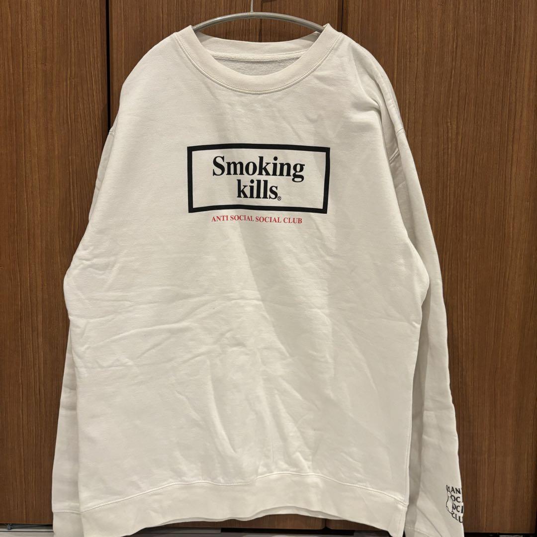 fr2 ANTI SOCIAL SOCIAL CLUBコラボスウェと FR2 X ASSC Magnetism Red Hoodie Anti Social Social Club Mens