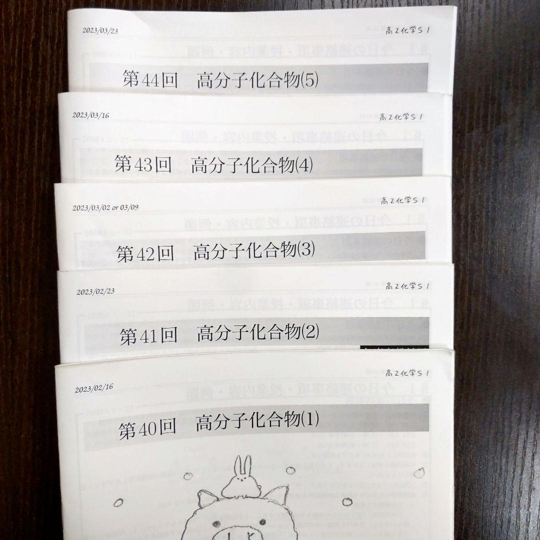 鉄緑会 高2化学 全44回 授業用冊子全セット 2024年度用