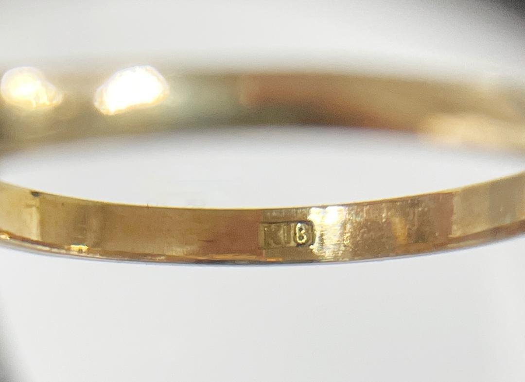 デッドストック品 70s80s ヴィンテージリング オパール 18k 2.8g