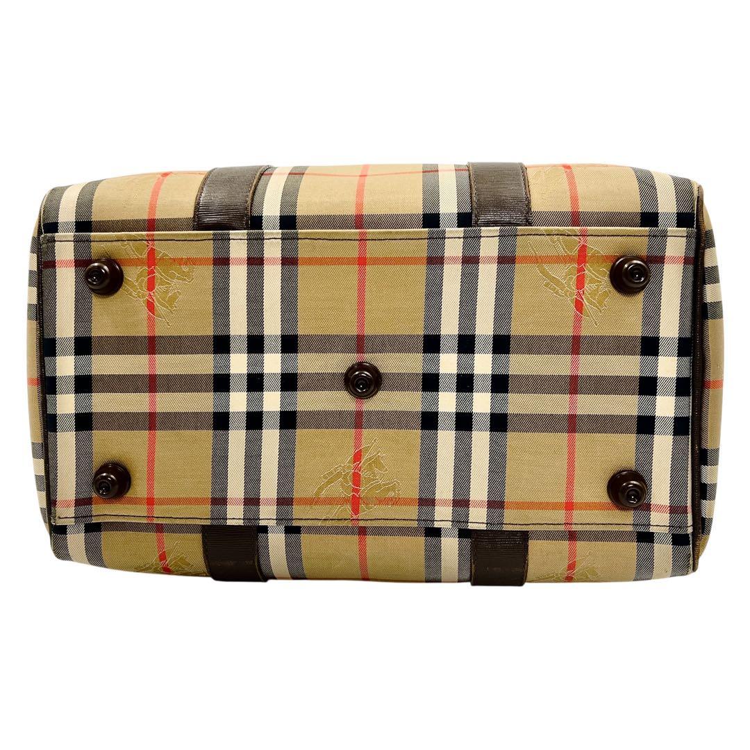 BURBERRY ノバチェック ユニセックス ボストンバッグ 9015
