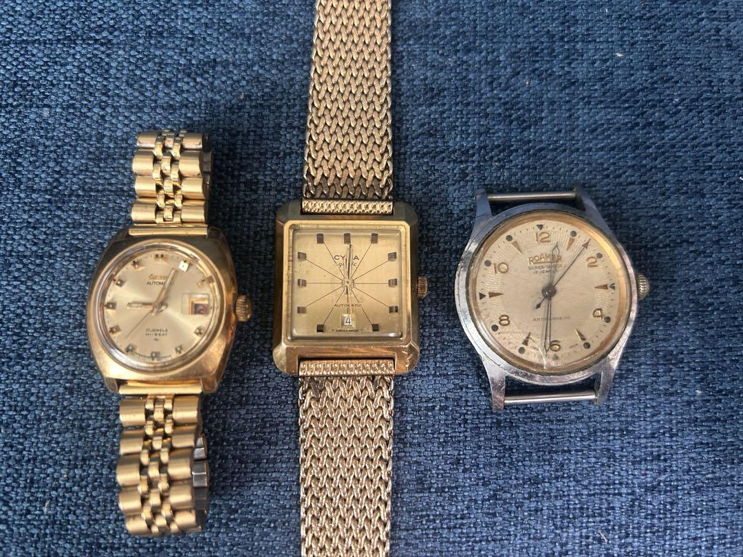 【まとめ売り珍品あり】 SEIKO LONGINS CYMA ROAMER