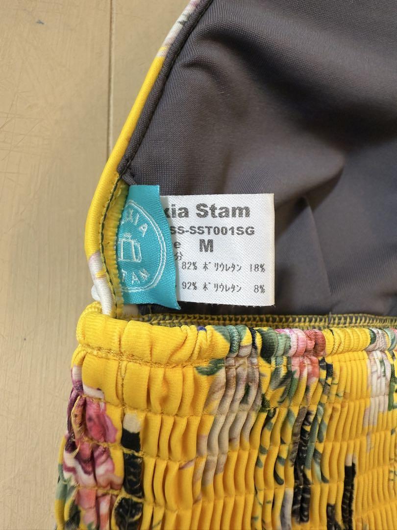 【アリシアスタン】フラワープリント セパレート水着 イエロー 完売品】ALEXIA STAM アリシアスタン イエロー ビキニ Sサイズ