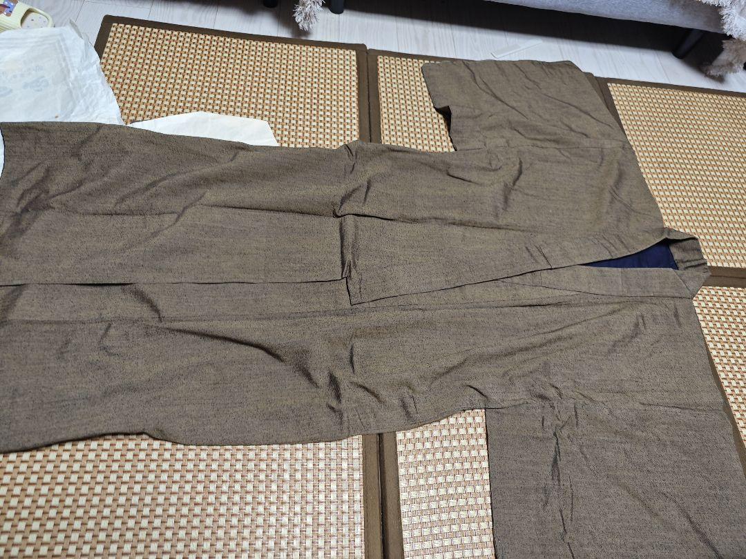 希少！昭和レトロ 男性用和服 羽織付き フルセット 保管袋付き