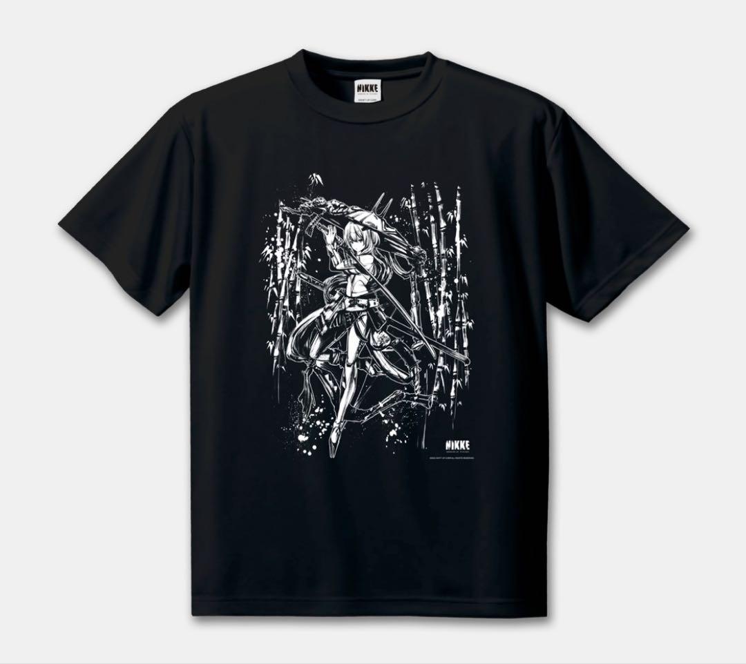 勝利の女神　nikke メガニケ　紅蓮　墨絵　tシャツ Lサイズ　新品未開封品