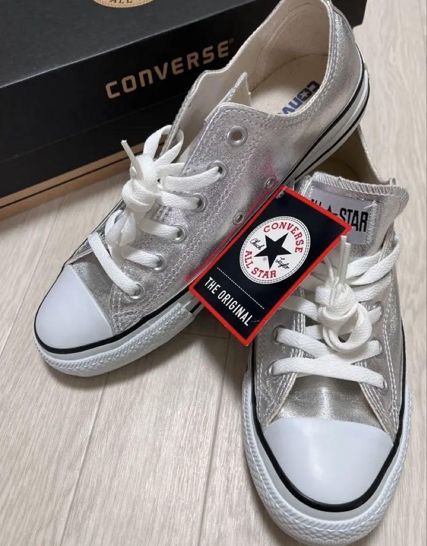 CONVERSE ALL STAR シルバー スニーカー